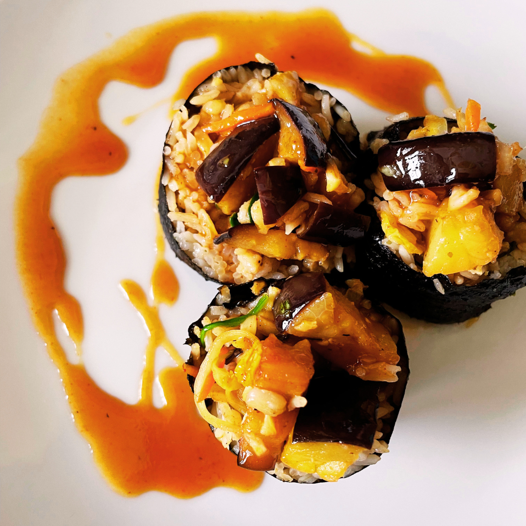 Eggplant Sushi