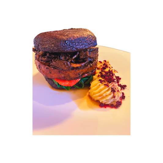 Vegan Portobello Mushroom Hamburger